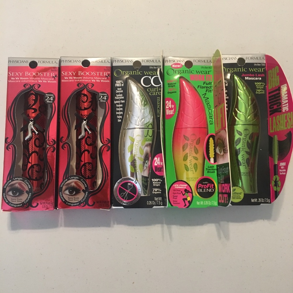 Lot Of 5 Physicians Formula Mascara Sexy Black